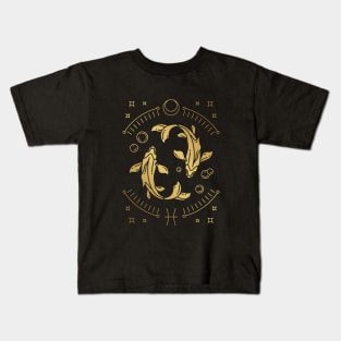 Zodiac signs - Pisces T-Shirt Kids T-Shirt